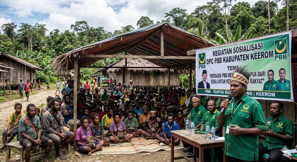 Kegiatan Sosial di Distrik Waris